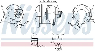 Vas Expansiune Potrivit Renault Megane I, Megane I Classic, Megane I Coach, Megane Scenic, Scenic I 01.96-12.04