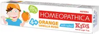 Astera Homeopathica Kids Pastă de dinţi Orange & Vanilla Rush, 4+ ani, 50 ml