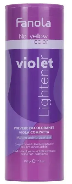 Fanola No Yellow Pudră de decolorare Violet Lightener, 450 g