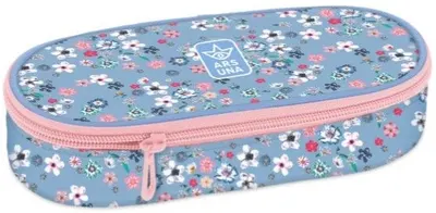 Penar școlar oval Ars Una Pearl Blossom Blue