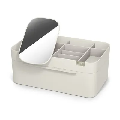 Organizator de baie bej pentru cosmetice din plastic Viva – Joseph Joseph