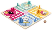 Joc de tablă din lemn Micki - Omule,nu te supăra, Hello Kitty and friends
