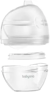 Colector-pompă pentru lapte matern Babyono - Milk Me, alb