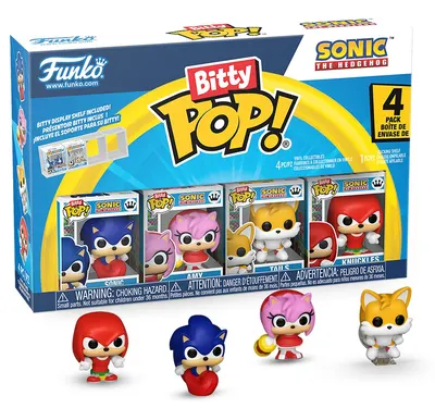 Set mini figurine Funko Bitty POP! Games: Sonic The Hedgehog - 4 Pack (Series 2)