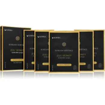 KORIKA Korean Heritage Set of 5 Cleansing Face Sheet Masks set de măști de față la un preț mai avantajos perfecta pentru curatare