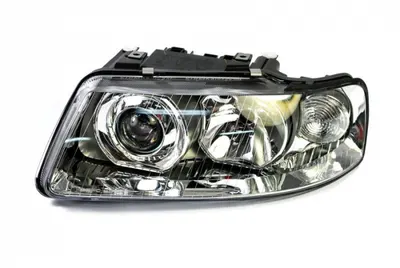 Far stanga (H1 H7, reglaj electric, manual, fundal cromat) AUDI A3 2000-2003