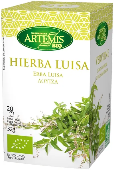 Ceai bio din iarbă de lămâiță, 20 plicuri, Artemis Bio