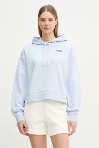 Lacoste Hanorac cu glugă pentru femei, cu bumbac