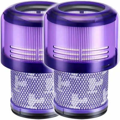 Filtru de aspirator NewEvo pentru Dyson, 2 bucati, compatibil cu aspiratorul Dyson V11 V15 SV14, Lavabil, Violet
