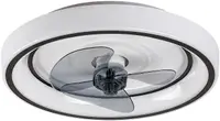 Plafonieră cu LED cu ventilator Rabalux - Horacio 71009, IP 20, 67 W, negru