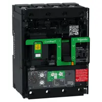 Intreruptor CompPacT NSXm B (25 kA la 415 VAC), 4P 4d, 50A, unitate de declansare Micrologic 4.1, papuci si conectori pentru bare de distributie