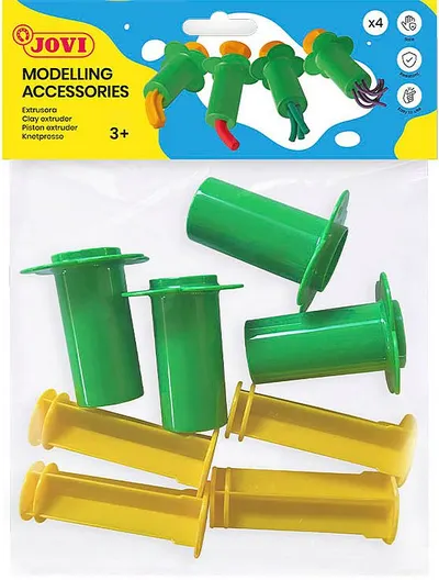 Set de seringi pentru plastilină Jovi - 4 bucăți