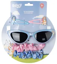 Set pentru copii Cerda - Accesorii pentru păr și ochelari de soare, Bluey
