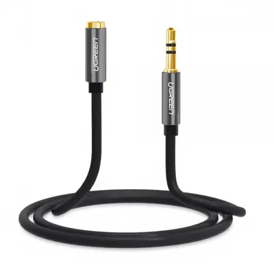 Adaptor Audio 3.5mm - 3.5mm UGREEN AV118, 1m, Negru