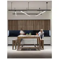 Sistem iluminat pe sina PLANET MAGNETIC Nisipiu Negru Aluminiu 38W DC48V Philips 3040lm >90 3000K IP20 Dimabil & Adjustable