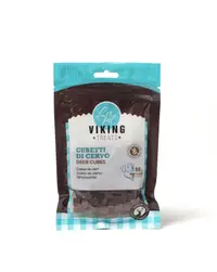 Viking Cuburi cu Carne de Caprioara pentru Caini 80 Gr