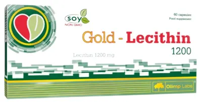 Gold Lecithin 1200, 1200 mg, 60 capsule, Olimp