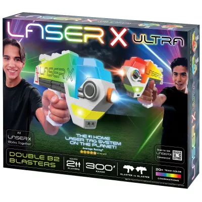 Set Double Blasters B2, Laser X Ultra, 90 metri