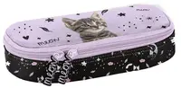 Penar școlar oval Paso Cat - Meow, 1 fermoar
