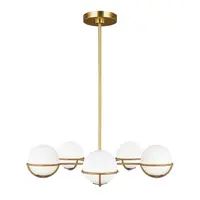 Corp de iluminat suspendat, lustra Apollo 5 Light Chandelier – Burnished Brass