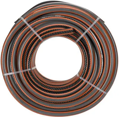 Furtun de grădină Gardena - Comfort High Flex, 1/2", 25 m, 19 mm, gri-portocaliu