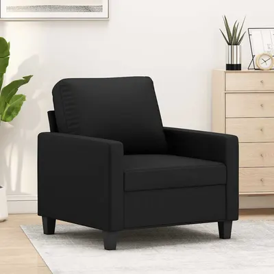 vidaXL Canapea de o persoană, 60 cm, piele ecologică