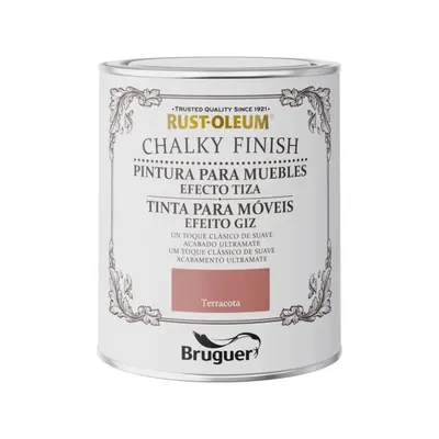 Vopsea mobilier, Bruguer, Chalky Finish, teracotă, 750 ml