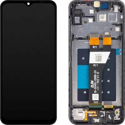 Display cu Touchscreen Samsung Galaxy A14 5G A146, cu Rama, Versiune Europa, Negru, Service Pack GH81-23315A