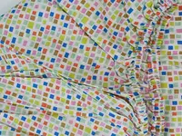 Cearceaf Mozaic KidsDecor cu elastic din bumbac 63 x 127 cm