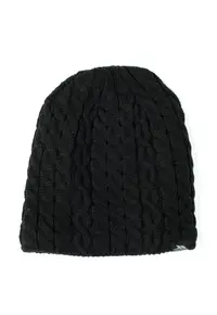 Caciula neagra captusita cu fleece Kendra