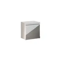 Noptieră Vipack Lara White, lățime 44 cm, alb