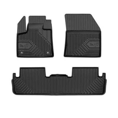 Covor podea FROGUM TPE, 4 buc. No. 77, fata spate, set, culoare neagra, potrivit DS DS 7 09.17