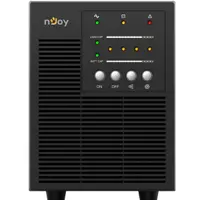 UPS nJoy Echo Pro 1000, 1000 VA/800 W, On-line, LED, 3 prize Schuko cu protectiem zgomot sub 40db, Baterie 2 x GP07122L Caracteristici UPOL-OL100EP-CG