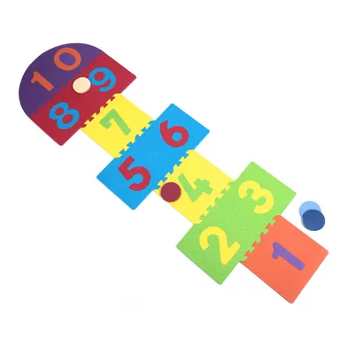 Covoraș puzzle tip șotron din spumă, 182 x 60 cm
