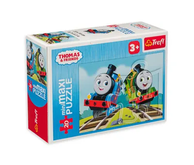 Mini puzzle Trefl din 20 de piese maxi - Distracție cu Thomas, sortiment