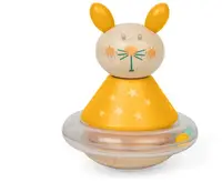 Jucărie din lemn Bigjigs - Roly-Poly, iepuraș