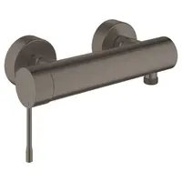 Baterie dus Grohe Essence 33636AL1, monocomanda, cartus ceramic, limitator, elemente fixare ascunse, Brushed Hard Graphite