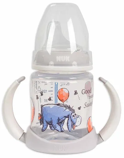 Sticluță de suc Nuk First Choice - Disney, 150 ml, gri, Yori