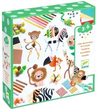 Set creativ Djeco - Creați animale din junglă