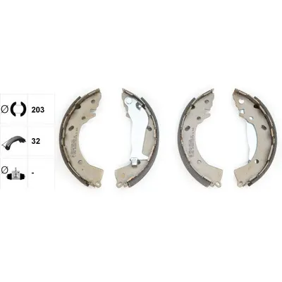 Set saboti frana TEXTAR 91072600