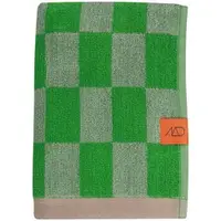 Prosop verde din bumbac organic 50x90 cm Retro – Mette Ditmer Denmark