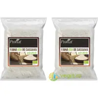 Pachet Faina de Cassava (Tapioca/Manioc) Extra Fina Ecologica/Bio 1kg+1kg