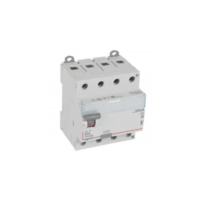 Intrerupator diferential RCD DX³-ID - 4P 400 V~ Nul pe partea dreapta - 80 A - 300 mA - tip A