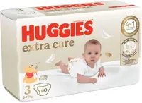 Scutece Elite Extra Care Marimea 3 pentru 6 - 10kg, 40 bucati, Huggies