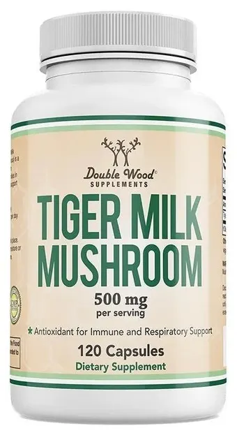 Tigers Milk Mushroom, 120 capsule, Double Wood