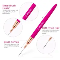 Pensula pictura unghii NailsUp Intense Pink 15mm