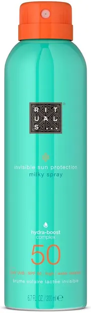 Rituals The Ritual Of Karma Spray de corp cu lapte cu protecție solară, SPF50, 200 ml
