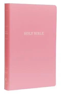 KJV, Gift and Award Bible, Imitation Leather, Pink, Red Letter Edition