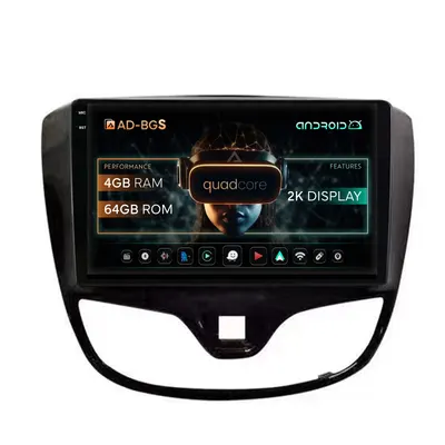Navigatie 2K Opel Karl (2015-2019), Android, S-Quadcore 4GB RAM + 64GB ROM, 9.5 Inch - AD-BGS90042K+AD-BGRKIT385