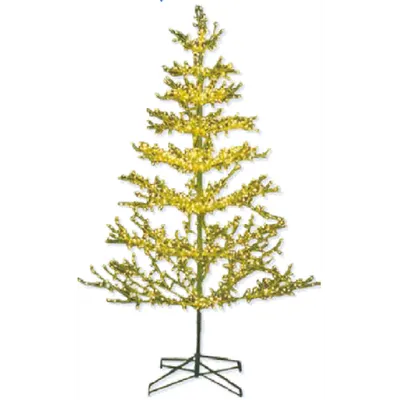 Bradut luminos pentru exterior, h=1,2 metri, 400 lampi